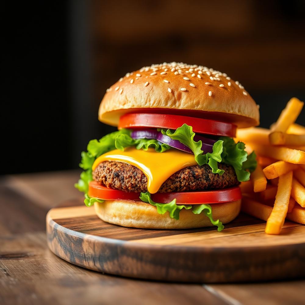 Loving Hut Burger